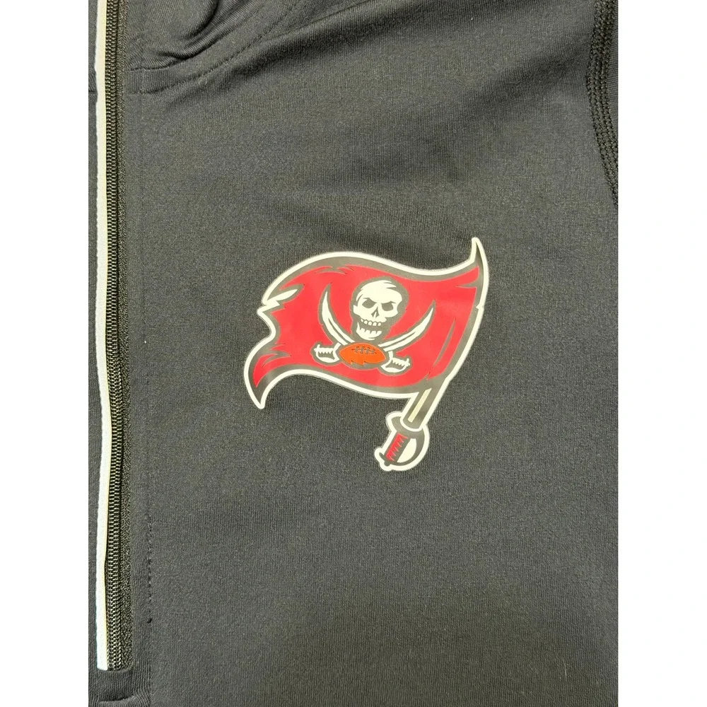 Nike NFL Tampa Bay Buccaneers Dri-FIT Quarter Zip Pullover Black Women's Sz M
